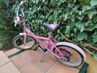 Bicicleta Infantil 16 Pulgadas Rosa