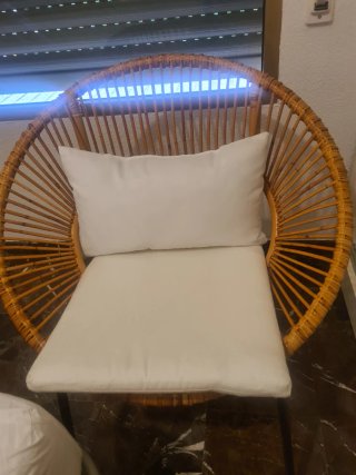 Sillón de Bambú con Cojines