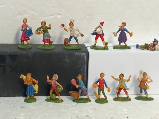 Set 12 Pastori per Presepe 6 cm