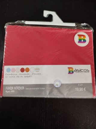 Funda Nórdica de Algodón Roja
