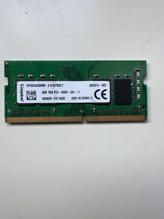 Memoria RAM Kingston 8GB DDR4 2666V Portátil