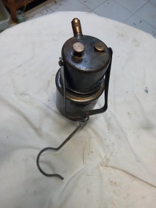 Lámpara de Carburo Antigua