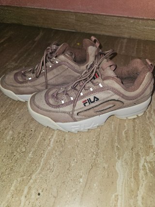Zapatillas Fila rosa violetas suave