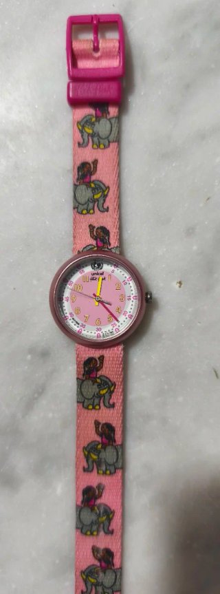 Orologio Flik Flak bambina vintage rosa