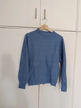 Jersey de punto azul