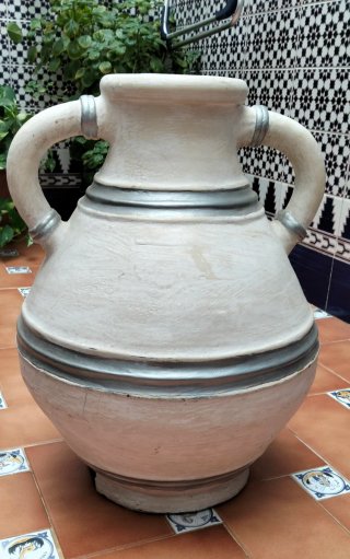 Botijo de Barro Decorativo