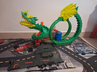 Pista de Coches Hot Wheels Dragón