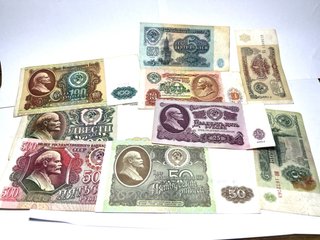 Colección de Billetes Antiguos de la URSS