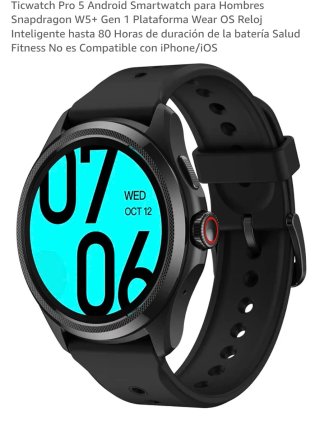 Smartwatch Ticwatch Pro 5 Negro