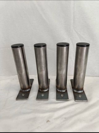 4 Soportes para discos Olimpicos Bumper