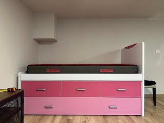 Cama nido con 3 cajones 200x90cm.