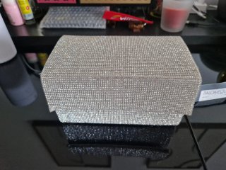 Bolso Clutch de Fiesta Plateado