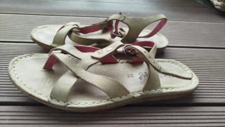 Sandalias Kickers Beige Talla 39