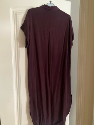 Vestido Camisero Parfois Berenjena