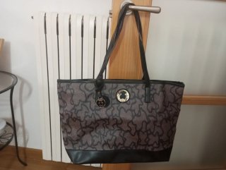 Bolso de hombro estampado