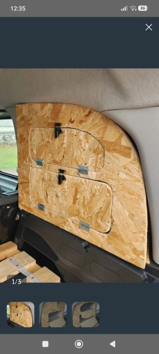 Armarios laterales camper  Furgo rifter o berlingo