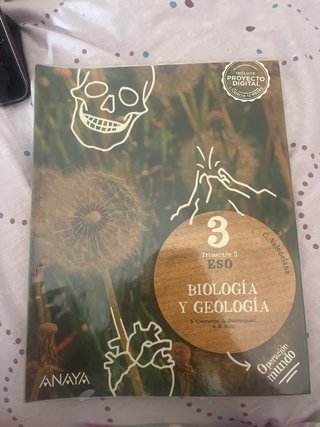 Libro de biología tercero de la eso