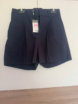 Pantalón corto de vestir azul Primark