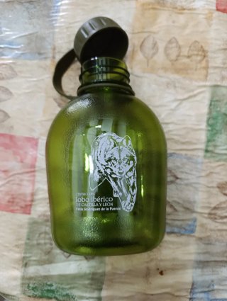 Cantimplora Verde de plástico
