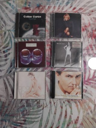 Lote de 6 CDs de Música Pop y Rock
