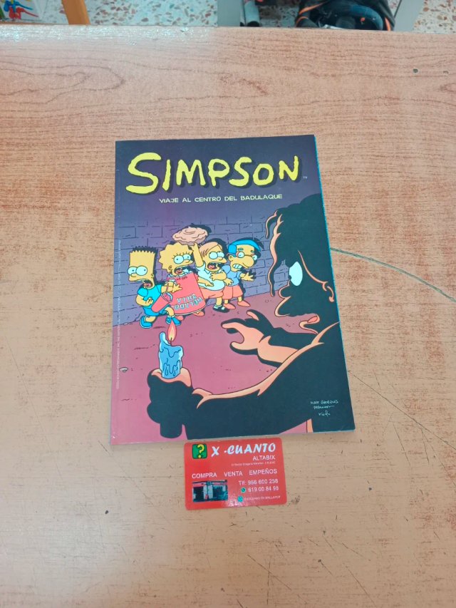 CÓMIC SIMPSON VIAJE AL CENTRO DEL BADULAQUE