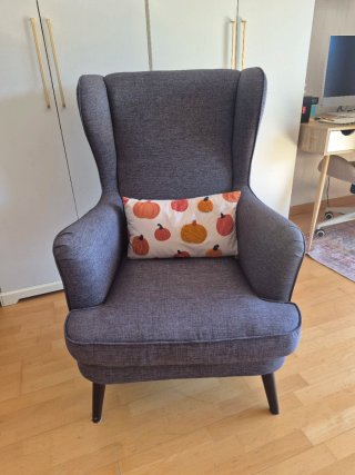 Sillón Orejero Gris