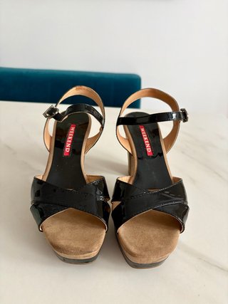 Sandalias de Tacón Negras Pedro Miralles
