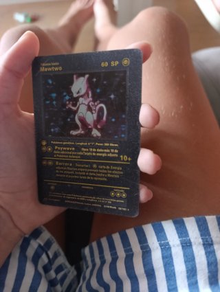 Carta Pokémon Mewtwo (Edición Especial)