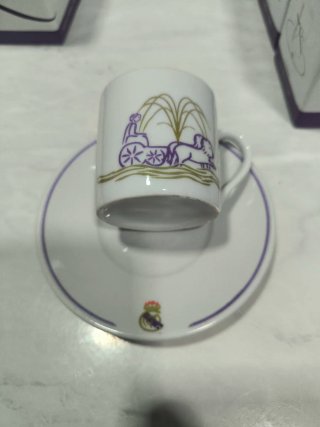 Set di tazze con piatto del Real Madrid