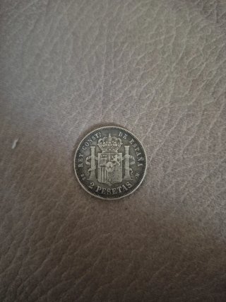Moneda de 2 Pesetas 1882