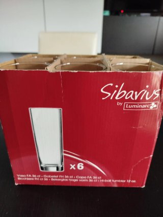Set de 6 Vasos Altos Luminarc Sibavius