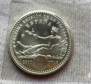 Moneda PLATA 2000 Pesetas 2001