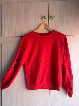 Sudadera Roja Tiffosi