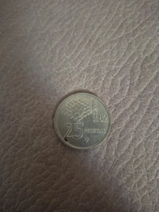 Moneda 25 Pesetas 1980 Mundial 82