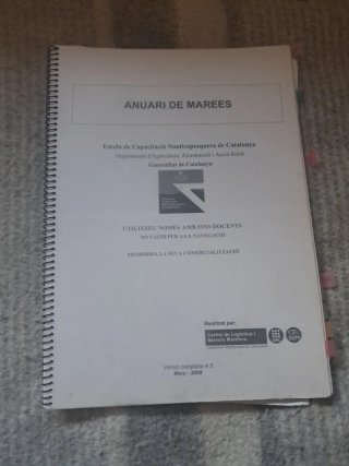 Anuario de Mareas
