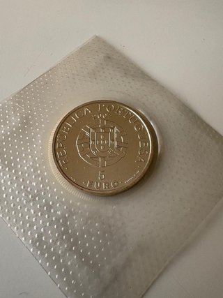 Moneda plata 5 Euros Portugal 2007 Madeira