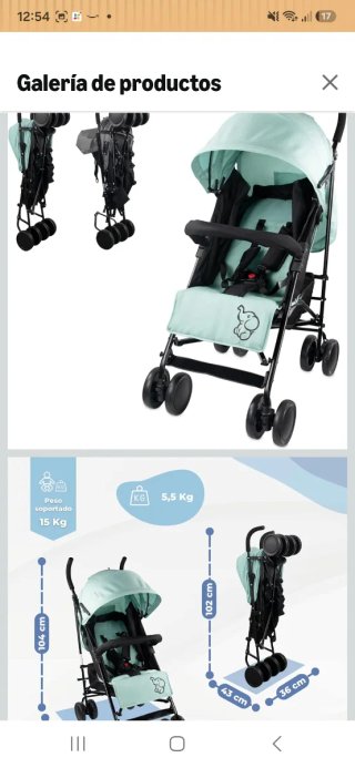 Carrito de Bebé Ligero Mobiclinic/ Negociable