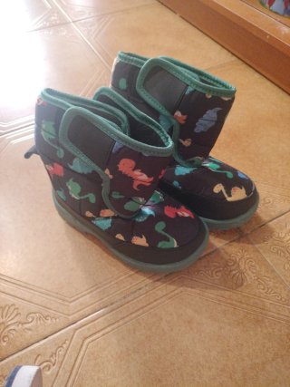 Botas de nieve infantiles con dinosaurios Talla 28