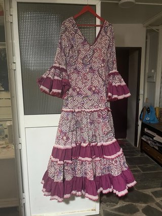 Traje de gitana estampado