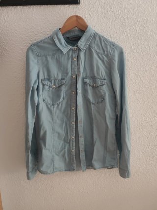 Camisa vaquera Bershka