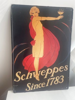 Chapa Vintage Schweppes
