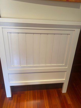 Cabecero Lacado Blanco para Cama 90cm.