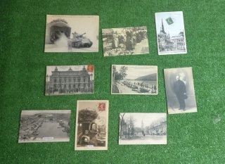 Lote de 9 postales antiguas.