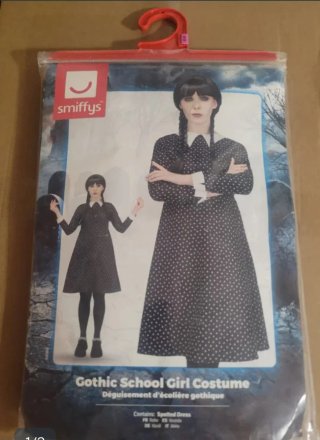 Disfraz Miércoles Addams Smiffys Talla S