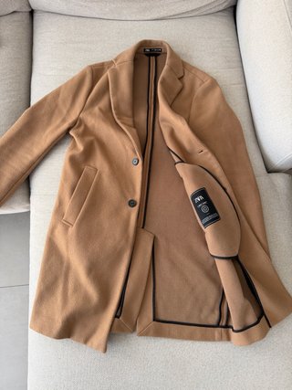 Gabardina Zara Beige Talla S