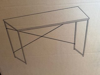 Soporte para mesa de metal Solo la estructura