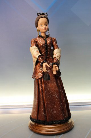 Baturra. Figura de pasta. Traje regional Aragón.