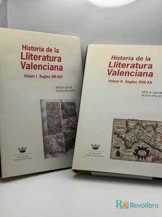 Lote Historia de la Literatura Valenciana 2 volúmenes