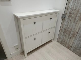 Zapatero Ikea Hemnes Blanco