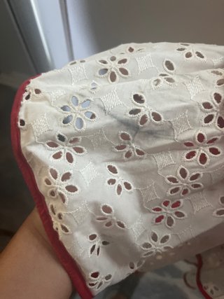 Vestido de gitana blanco
